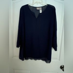CHICO’S SIZE 3 TOP. JUST REDUCED!!!